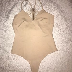 Cream one piece